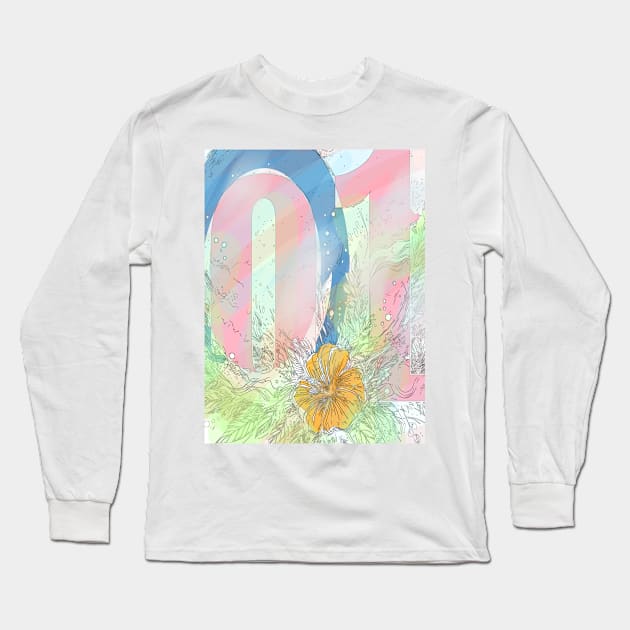 number one Long Sleeve T-Shirt by DigitaFix